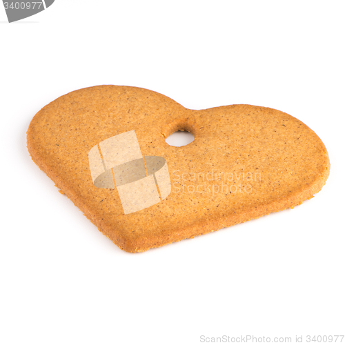 Image of Christmas decoration: heart shaped gingerbread 