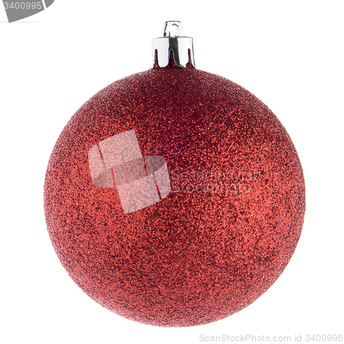 Image of Red Christmas bauble