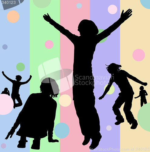 Image of silhouettes of man