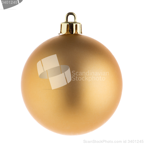 Image of Golden christmas ball