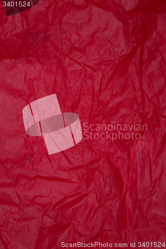 Image of Crumpled red paper