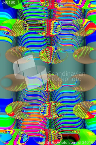Image of Abstract 3d background