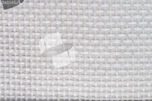 Image of White fabric texture