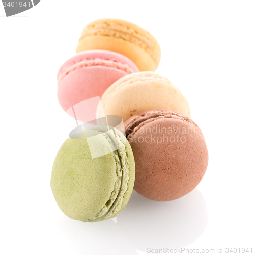 Image of Colorful French Macarons