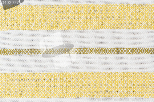 Image of white green stripy textile