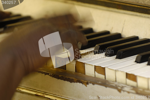 Image of Hand and piano