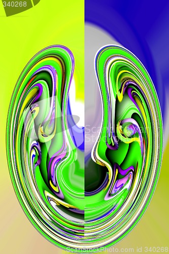 Image of Abstract 3d background