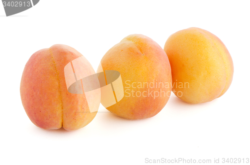 Image of Three sweet peaches