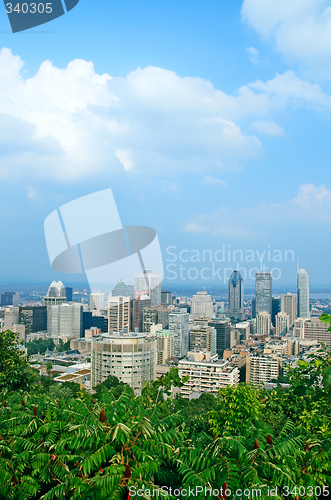 Image of View over Montreal downtown