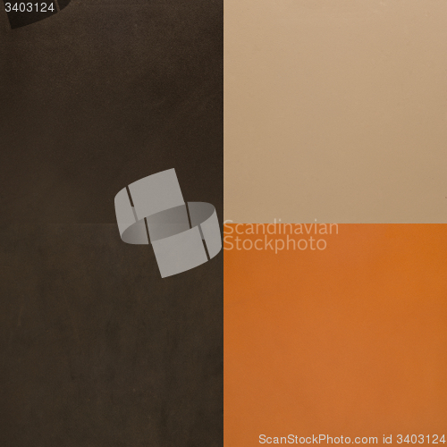 Image of Set of brown leather samples