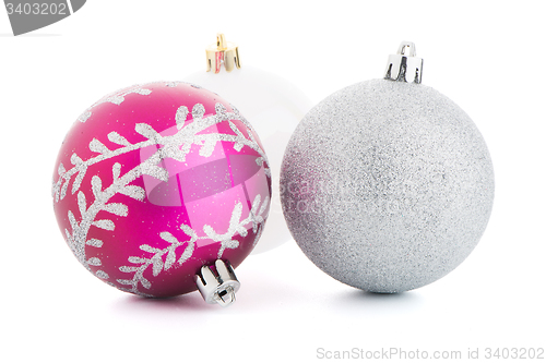 Image of christmas decorative balls