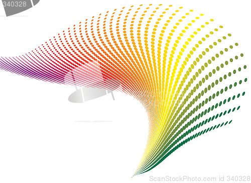 Image of spiral rainbow