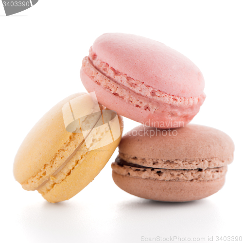 Image of Colorful French Macarons