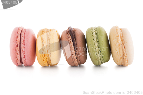Image of Colorful French Macarons