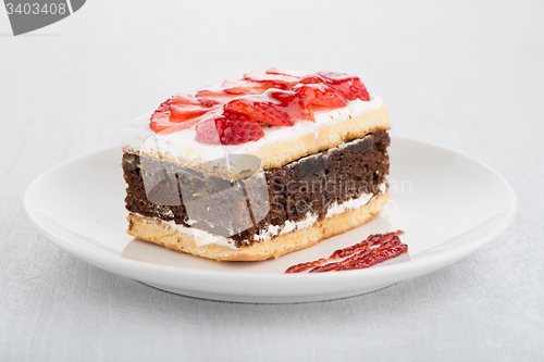Image of Chocolate strawberry cake 