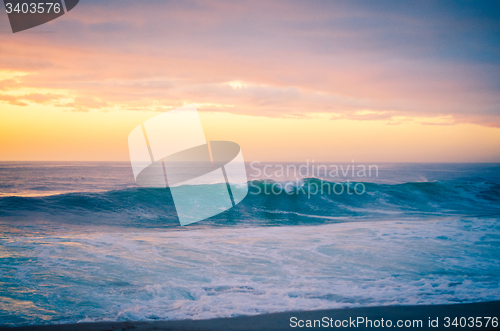 Image of Sunset on a beach