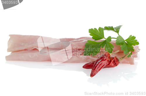 Image of Fresh shaved ham