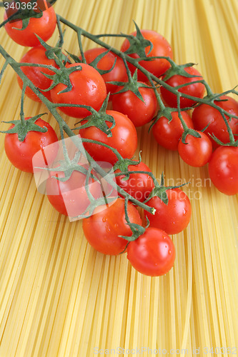 Image of Tomatoes and spaghetti