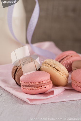 Image of Macaroons closeup