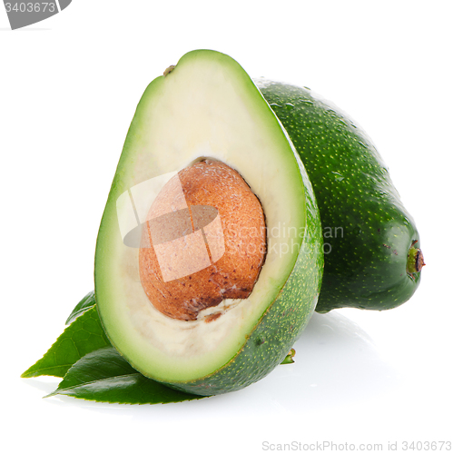 Image of Avocados on white 