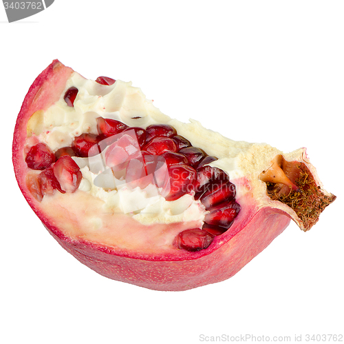 Image of Half pomegranate fruit