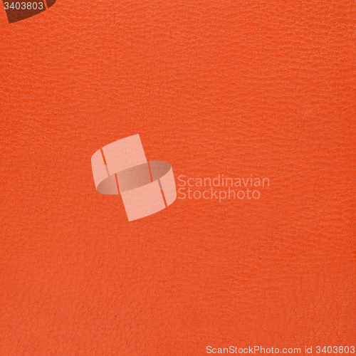 Image of Orange leather