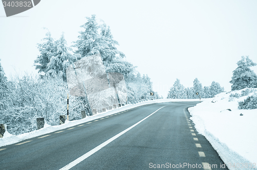 Image of Snowy Road