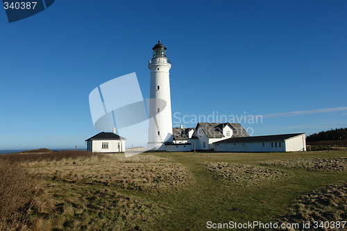 Image of Lighthouse, blue sky