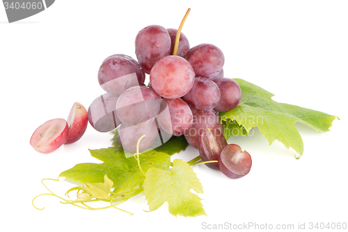 Image of Bunch of red grapes