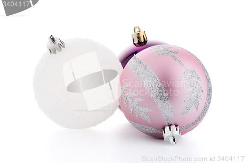Image of christmas decorative balls