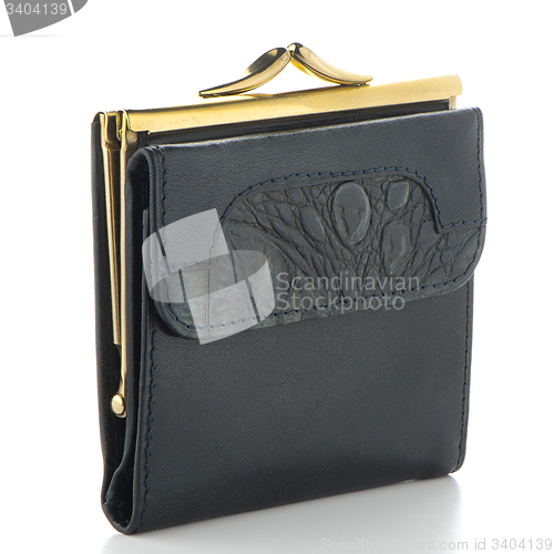 Image of Black Leather Purse 