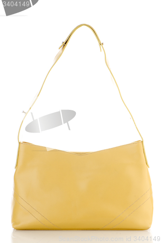 Image of Womanish yellow leather bag
