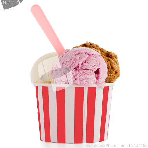 Image of Ice cream scoop in paper cup