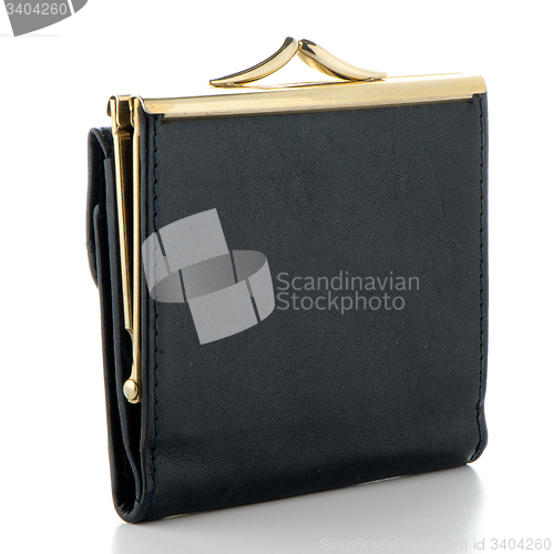 Image of Black Leather Purse 