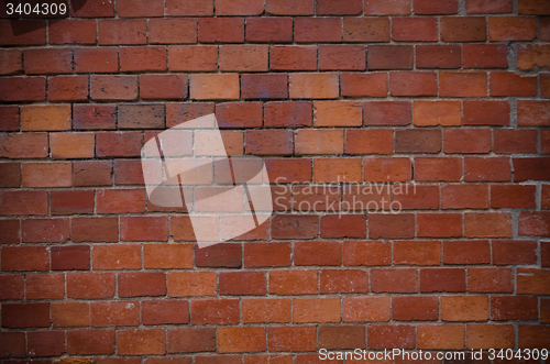 Image of Red brick wall texture