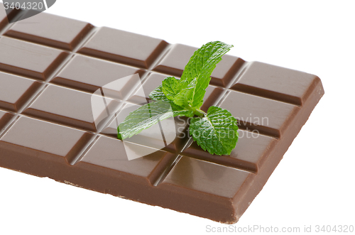 Image of Closeup detail of chocolate