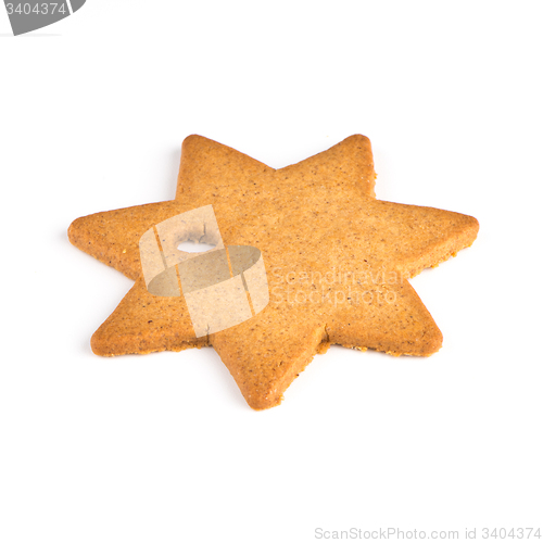 Image of Christmas decoration: star shaped gingerbread 