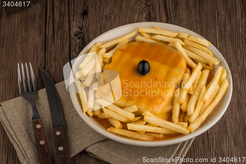 Image of Francesinha on plate