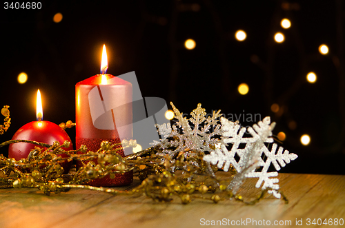 Image of Christmas candles