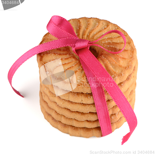 Image of Festive wrapped rings biscuits