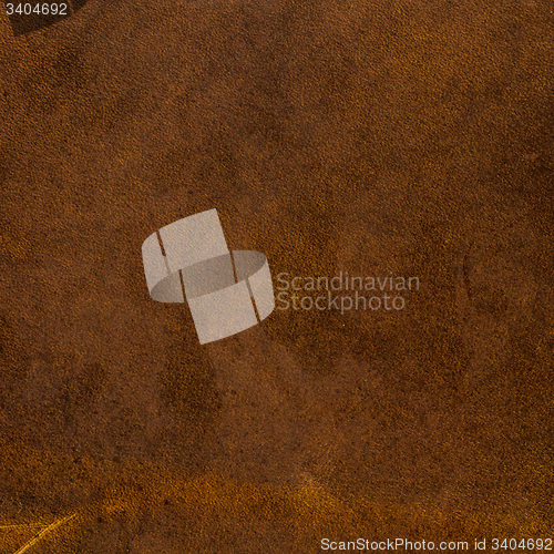 Image of Brown leather texture closeup