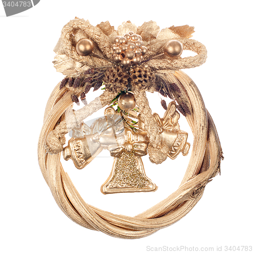 Image of Gold christmas wreath