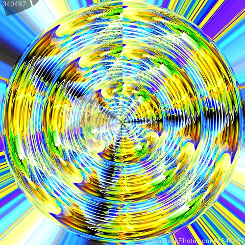 Image of Abstract 3d background