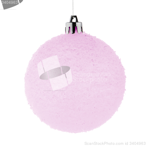 Image of Pink christmas ball