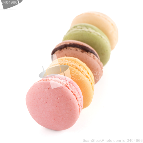 Image of Colorful French Macarons
