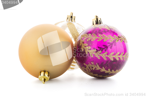 Image of christmas decorative balls