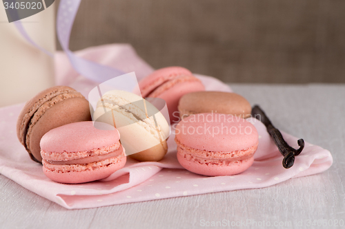 Image of Macaroons closeup