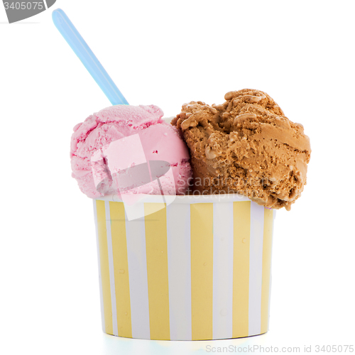 Image of Ice cream scoop in paper cup