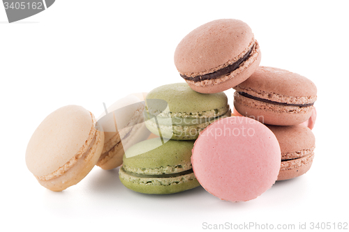 Image of Colorful French Macarons