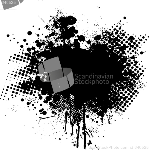 Image of ink splat dot